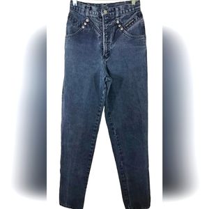 VTG Rocky Mountain Jeans Bareback High Waist Cowgirl Western 90s 80s 24x33 VGC